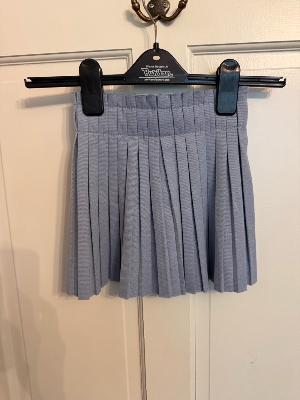 Mayoral Light Blue Pleated Mini Skirt - Picture 3 of 7